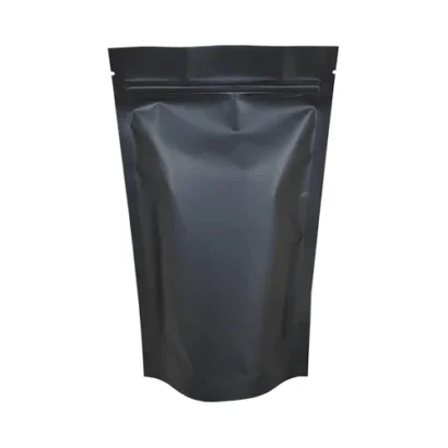 Stand Up Zipper Pouch – Black (50 g) 50Pcs