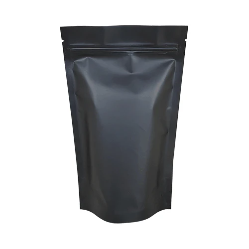 Stand Up Zipper Pouch – Black (50 g) 50Pcs